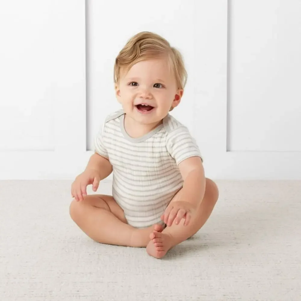 2PC Baby’s Organic Cotton Infant Onesie Bodysuit Size 18 months